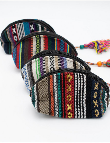 Striped Toiletry Bag