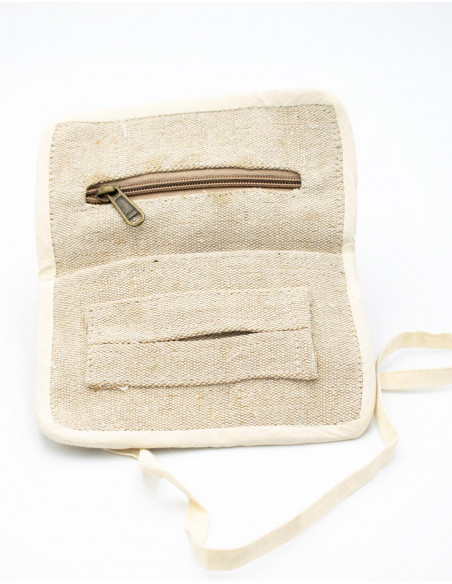 Tabacchiera in canapa naturale