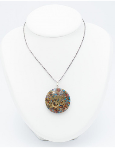 Pingente Orgonite Símbolo OM