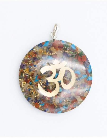 Pendentif Orgonite Symbole Om