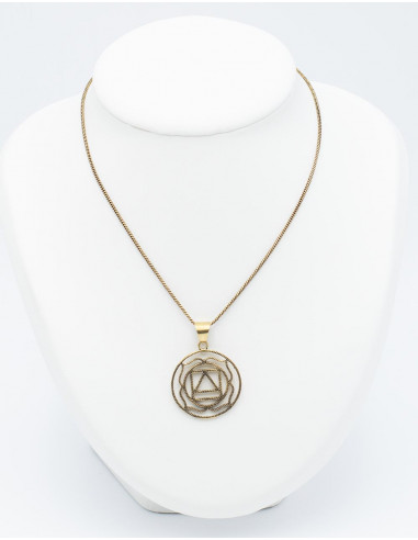 Pingente Geométrico Dourado