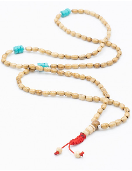 Japa Mala Knochenbeige
