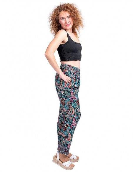 Silk Skinny Pants