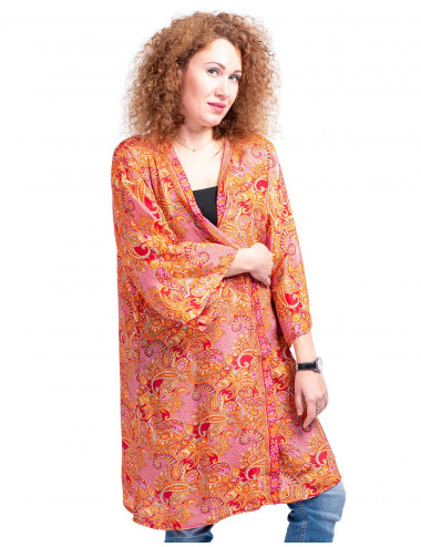 Orangefarbener Kimono 2