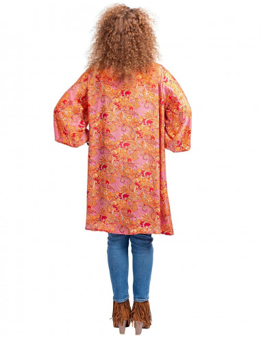 Orangefarbener Kimono
