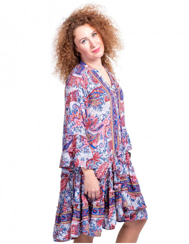 Robe imprimée bohème