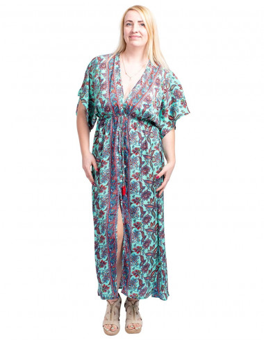 Vestido Longo com Fenda