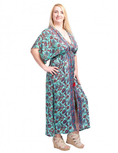 Robe longue avec fente
