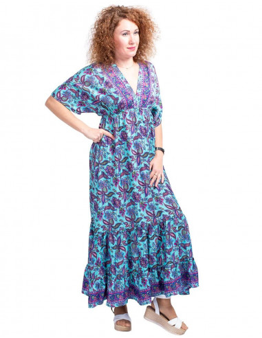 Vestido de verão com babados