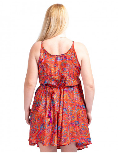 Robe portefeuille rouge