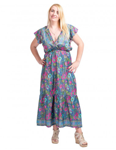 vestido-largo-seda-estampado-azul 2