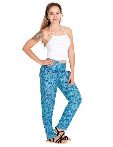 Pantalon slim imprimé
