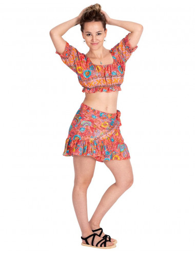 Miniskirt and Top set