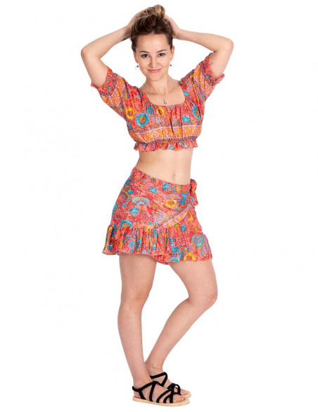 Miniskirt and Top set