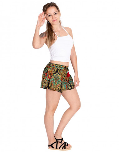 Lockere Seidenshorts