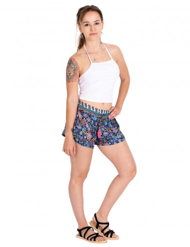 Short en soie
