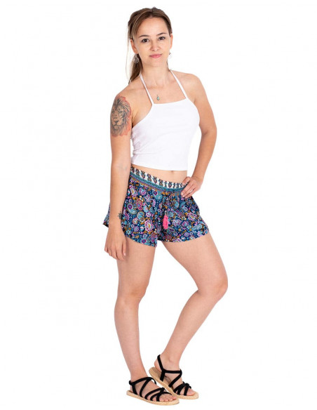 Short en soie