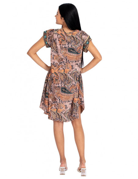 Robe basique manches courtes
