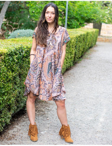 Robe basique manches courtes