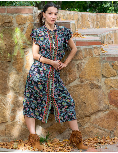 Abito camicia stampato 2