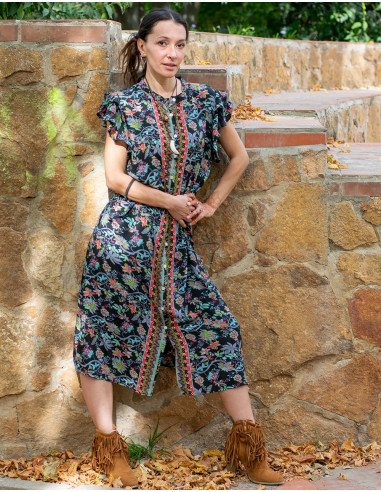 Vestido Camisa Estampada