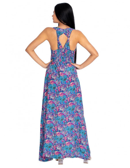 Robe longue avec fente
