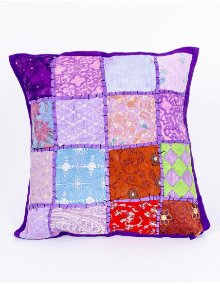 Capa de Almofada de Patchwork