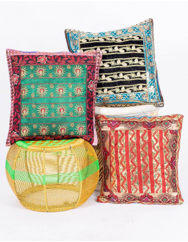 capa de almofada étnica