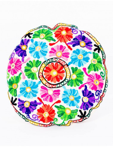Multicolor Round Cushion Cover 2