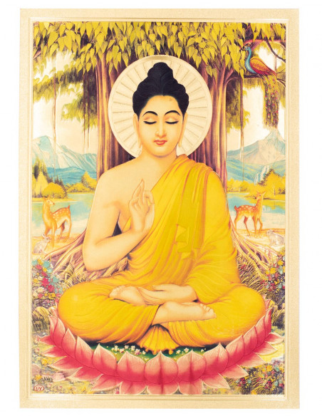 Large Gold Foil Buddha