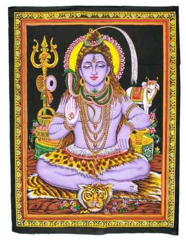 Tapisserie-Shiva-Gottheiten-Hindu-Zen