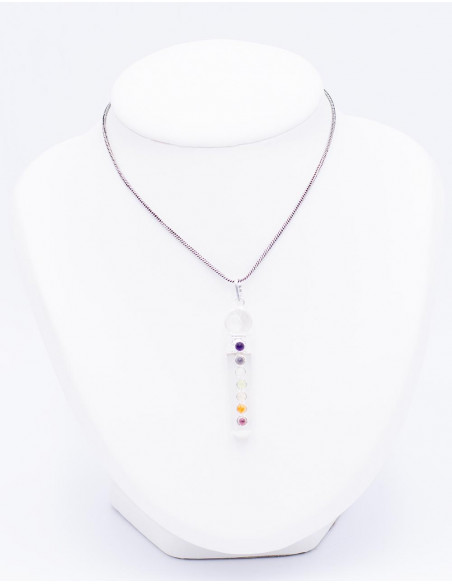 Pendant Mineral Stone Quartz Crystal