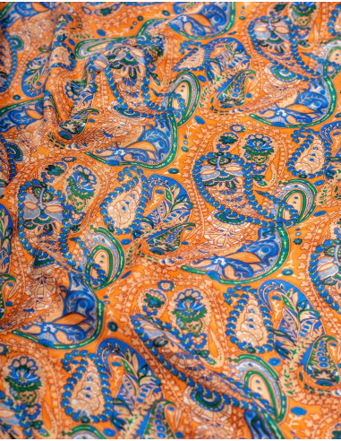 macacão solto estampado