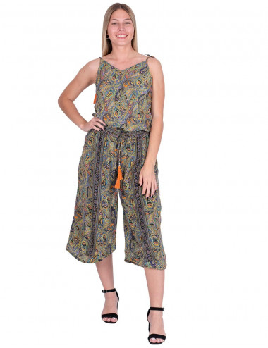 Loose Midi Jumpsuit