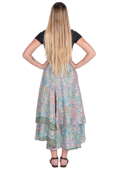 Asymmetric Long Skirt