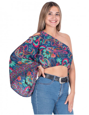 Haut asymétrique à une épaule