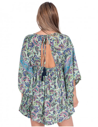 Short Dress with Sleeves