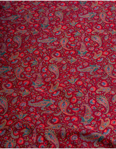 Abito boho con stampa Paisley