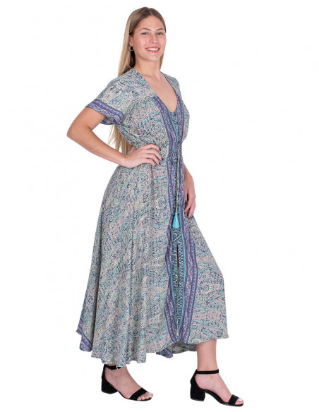 vestido-abotonado-estampado-celeste