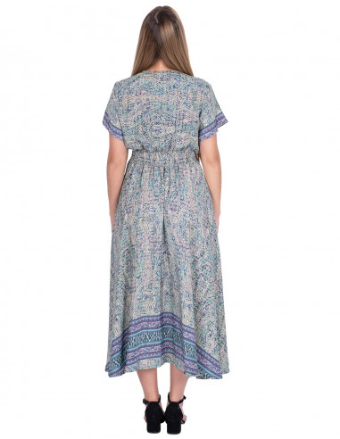 Botões e mangas de vestido