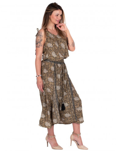 Printed Silk Jumpsuit 2