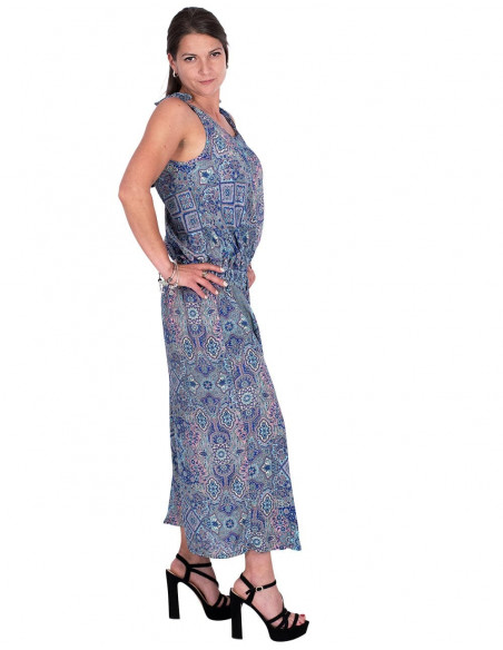 Loose Silk Jumpsuit