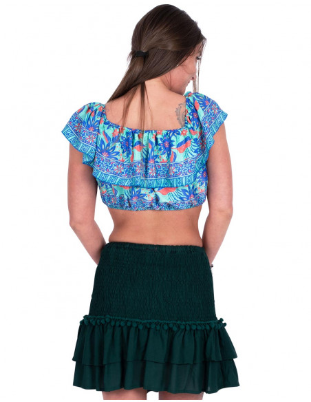 Saia Pompom Verde