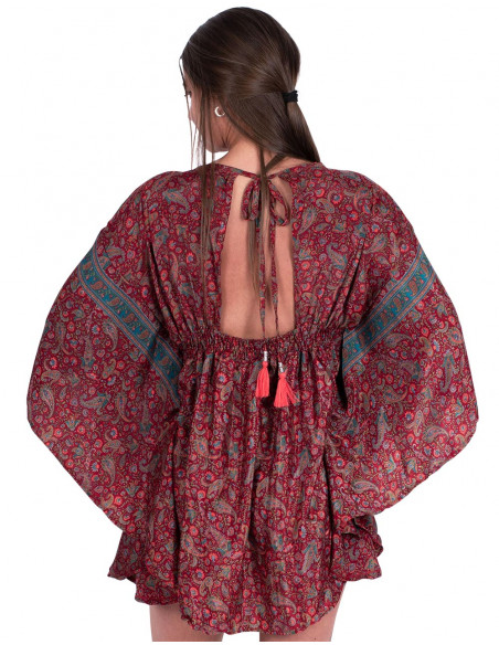 Vestido mangas largas