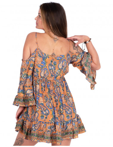 Seidenkleid mit Flug 2