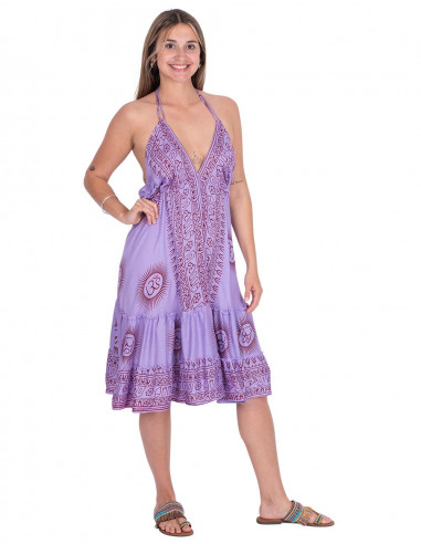 Vestido Midi Om Symbol