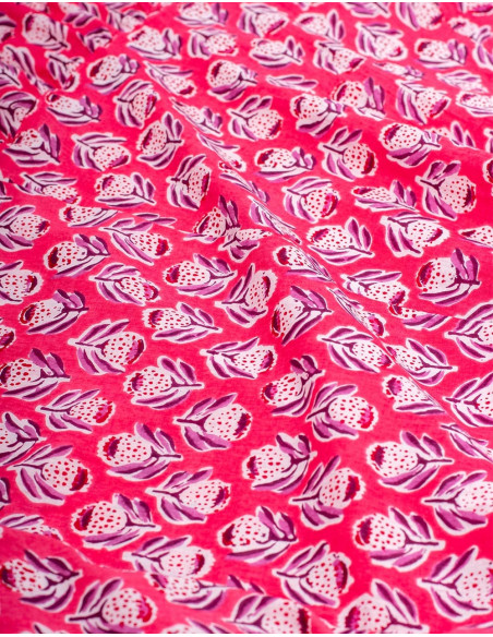 Vestido longo de algodão