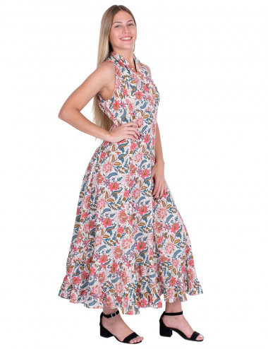 Baumwollkleid Blumen