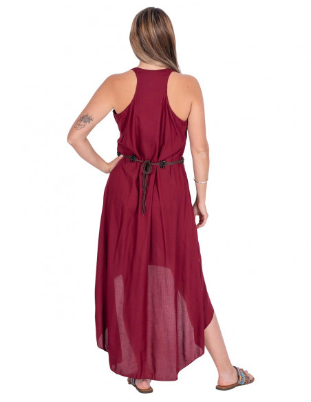 Robe hippie en rayonne