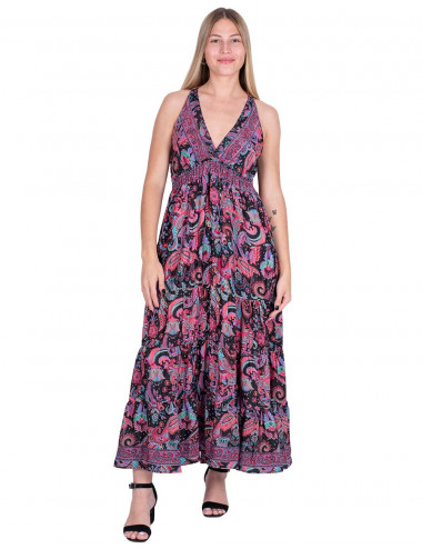 Bedrucktes Seidenkleid 2